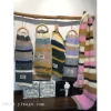 Nuevo en stock bufandas transfronterizas comercio electrónico en vivo suministro de cadena de suministro mohair color rayas horizontales Application Scenario